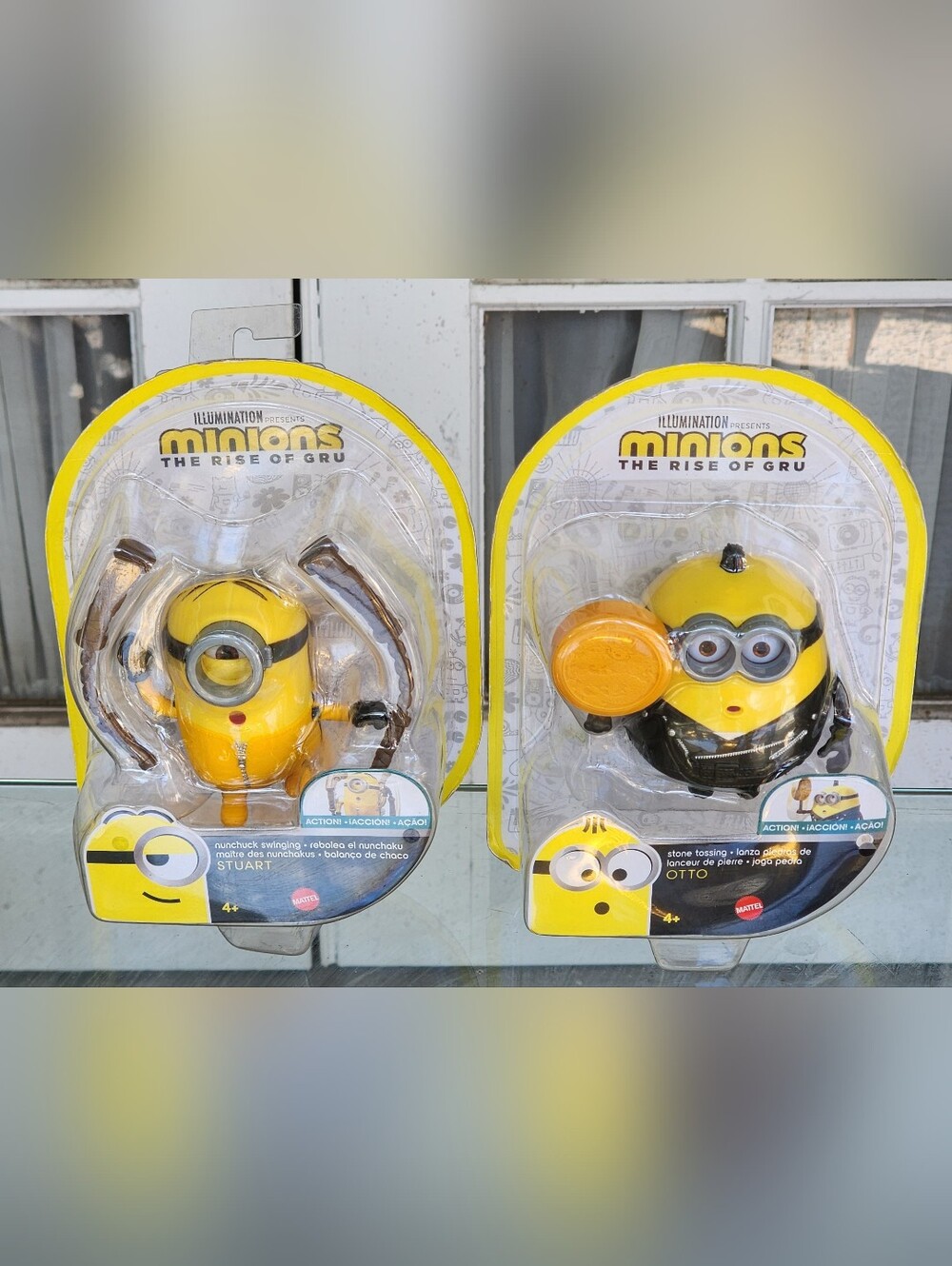 New Rise of Minions The Rise of Gru Otto Stone Tossing, Nunchuck Swinging Stuart